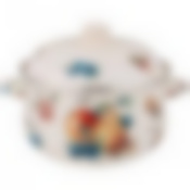 Кастрюля agness эмалированная с эмал.крышкой серия Фрукты 5.0 л, 24*14 см