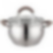 Кастрюля agness со стекл. крышкой 1,9 л. 16x9.5 см цвет: кофейный