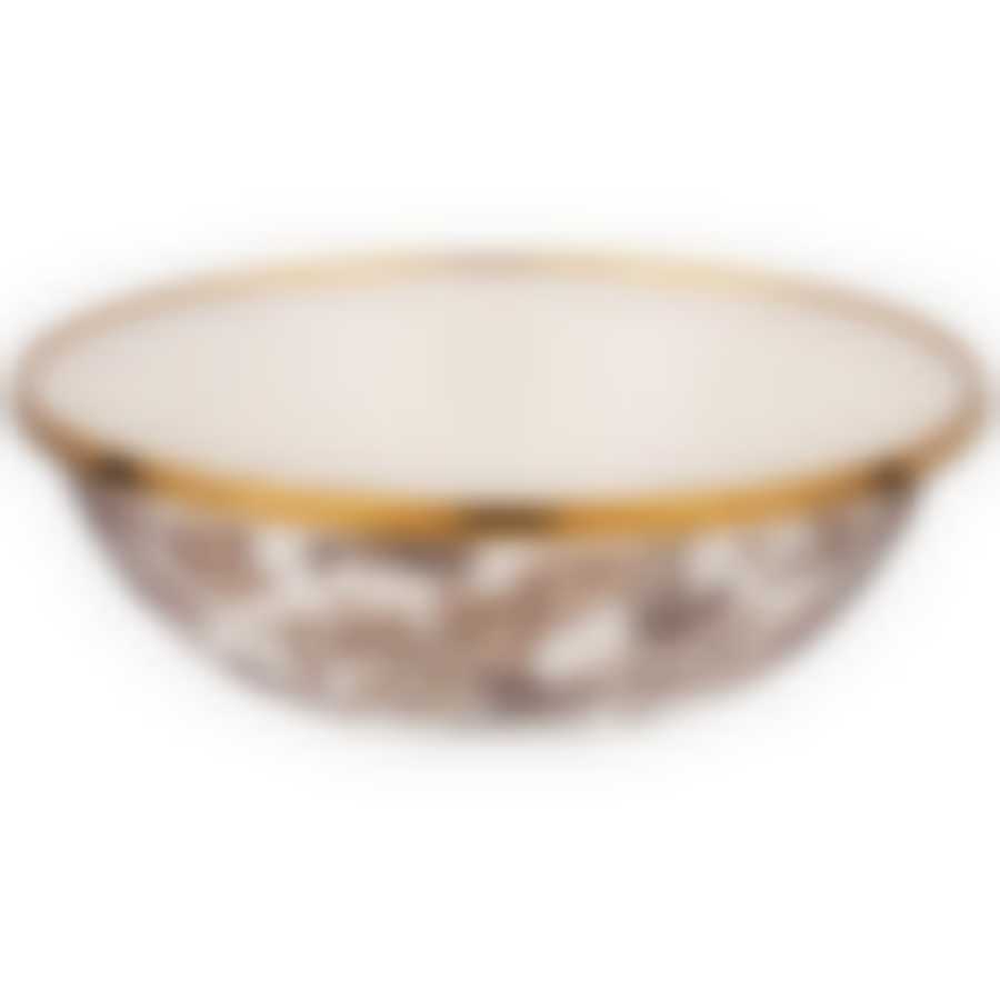 Миска agness эмалированная, серия royal garden 14см