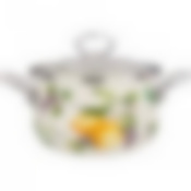 Кастрюля эмалированная agness со стеклянной крышкой серия Секретные ингредиенты 2.8 л, 20*12 см