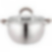 Кастрюля agness со стекл. крышкой 3,3 л. 20x11.5 см цвет: кофейный