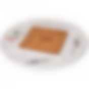 Менажница bronco Meadow 32,5*32,5*2 см с деревянной доской15*15*1 см 