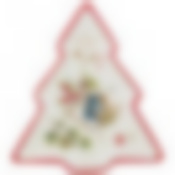 Блюдо Зимняя забава 23*20*2 см. 