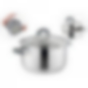 Кастрюля agness Profi home со стеклянной крышкой, 5,0л 24x13.5 см