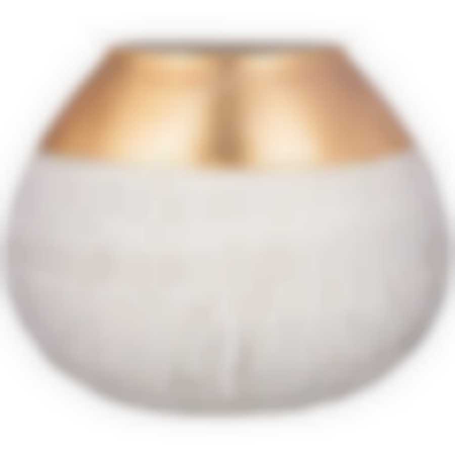 Ваза Fidelis gemma gold диаметр 20 выстота 15 см