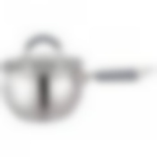 Ковш agness со стекл. крышкой 1,9 л. 16x9.5 см цвет: серый