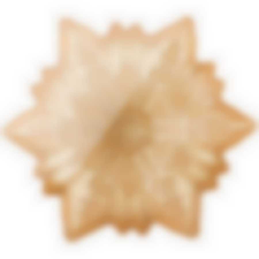 Блюдо Snow cristal gold 26см
