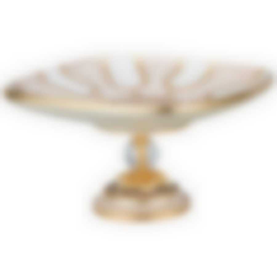 Ваза для фруктов на ножке 25*25*16 см