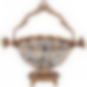 Конфетница с ручкой 29,5*18 см высота= 32 см