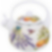 Чайник agness эмалированный со свистком, серия Прованс лимоны 2,2л, индукционное дно