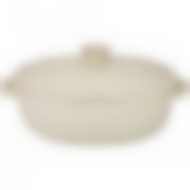 Форма для запекания (утятница) agness Modern kitchen овальная бежевая 5л 39*24*18 см