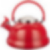 Чайник эмалированный со свистоком с эффектом металлик серия Deluxe 2,5 л