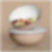 Набор мисок эмалиров. с пластик. крышками,с эффектом металлик серия Deluxe 4пр. 1.7/3,0 л. 20/24см