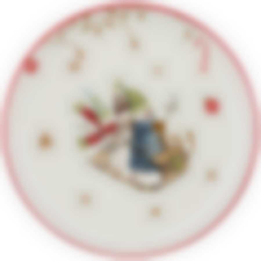 Тарелка Зимняя забава 21*21*2,5 см. 