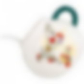 Солонка с ложкой Тигриные истории 9*9*10 см. / 170 мл. 