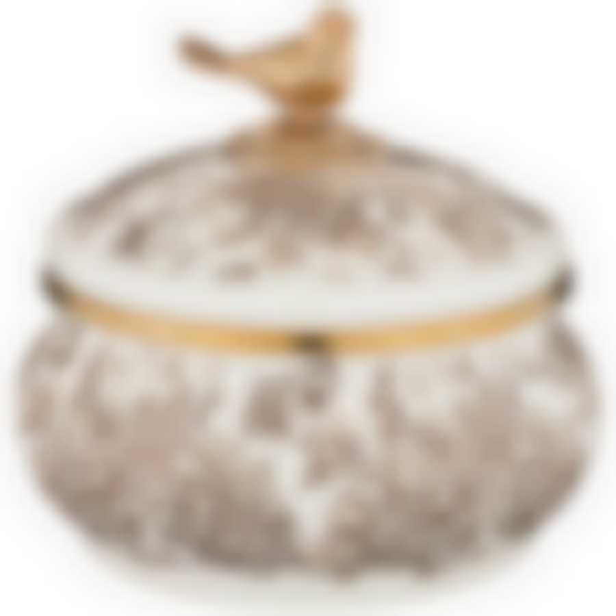 Сахарница agness эмалированная, серия royal garden 850mл
