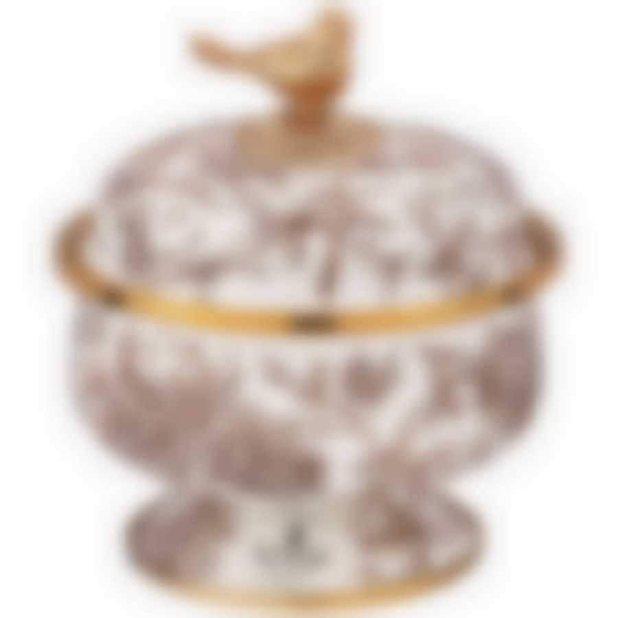 Сахарница agness эмалированная, серия royal garden 500mл