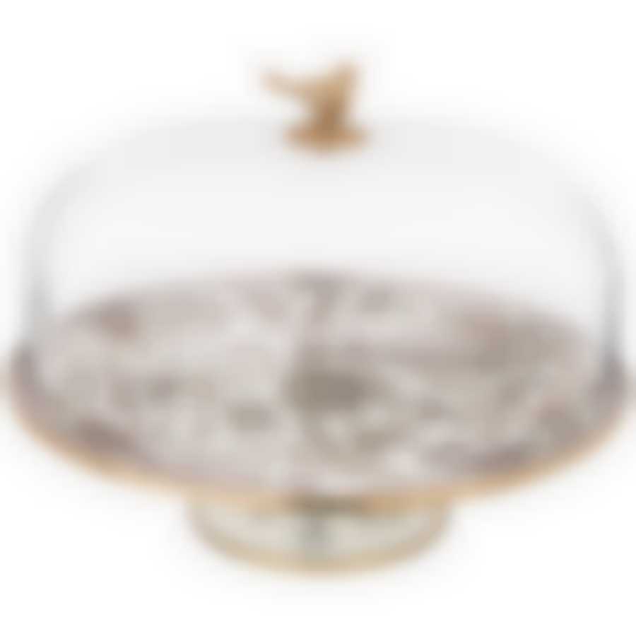 Тортовница agness с крышкой, серия royal garden диа.30см
