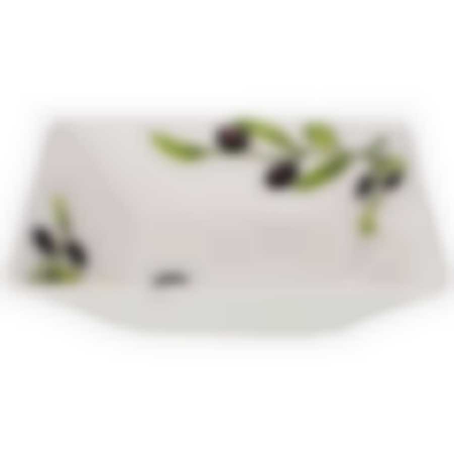 Салатник квадратный Оливки 25х25см