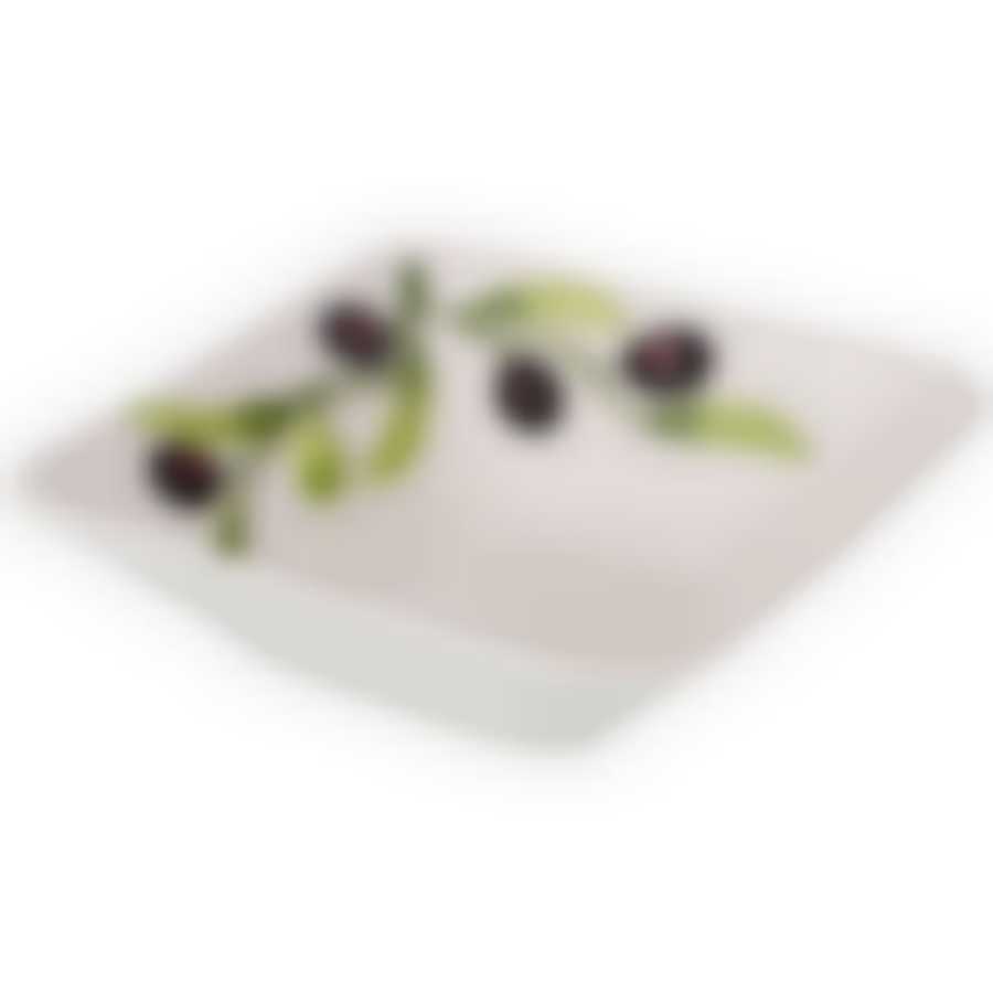Салатник квадратный Оливки 18х18см