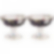 Набор из 2х розеток на ножках lefard Кобальт 9,5 см 