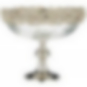 Фруктовница на ножке Бохо диаметр=25,5 см. высота=20,5 см 