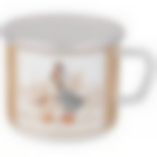 Кружка эмалированная с пластик.крышкой 1500 мл, 14*12 см