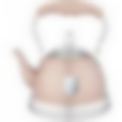 Чайник agness с фильтром, 1,2 л c индукцион. капсульным дном и складывающейся ручкой цвет: шампань