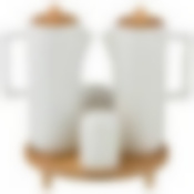 Набор для специй Native 4пр. 300 мл. на подставке 16,5*16,5 см. в=19 см. 