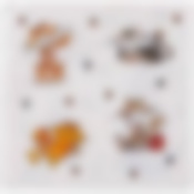 Салфетки бумажные lefard веселые друзья 33*33см, 3слоя, 20шт