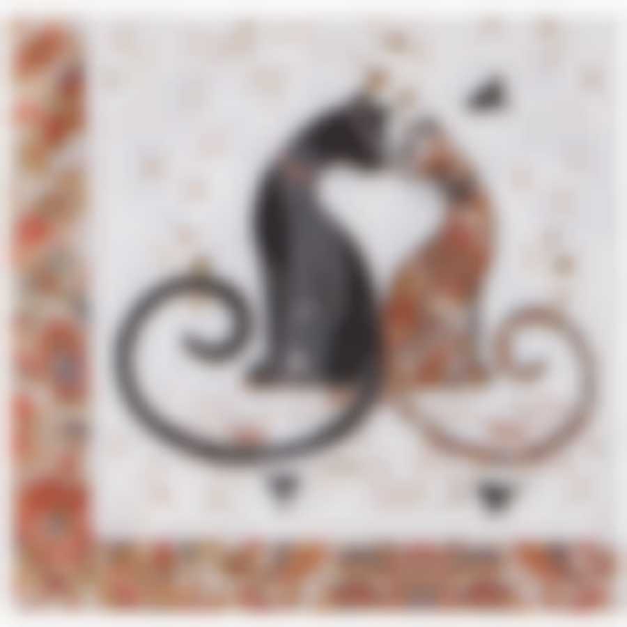 Салфетки бумажные lefard парижские коты 33*33см, 3слоя, 20шт