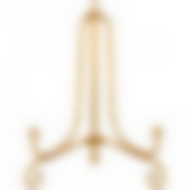 Комплект подставок для тарелок из 5 шт. 10*6 см. высота=10 см. цвет - золото 