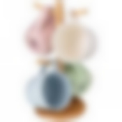 Набор кружек lefard 460мл на деревянной стойке