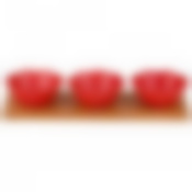 Набор сервировочный lefard Celebration 4 пр. красный 