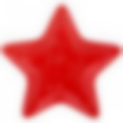 Тарелка-звезда lefard Celebration 18 см красная 