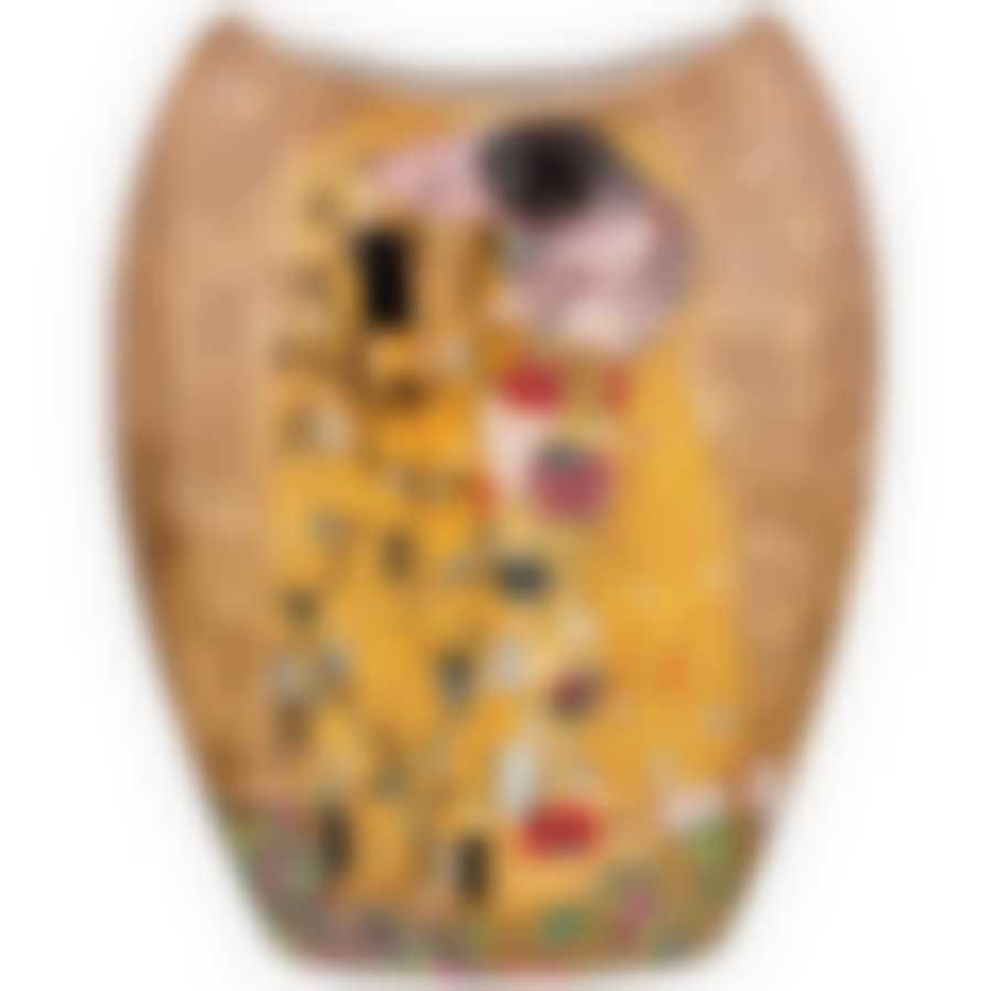 Ваза Поцелуй (г. климт) в=20,5см, золотая 