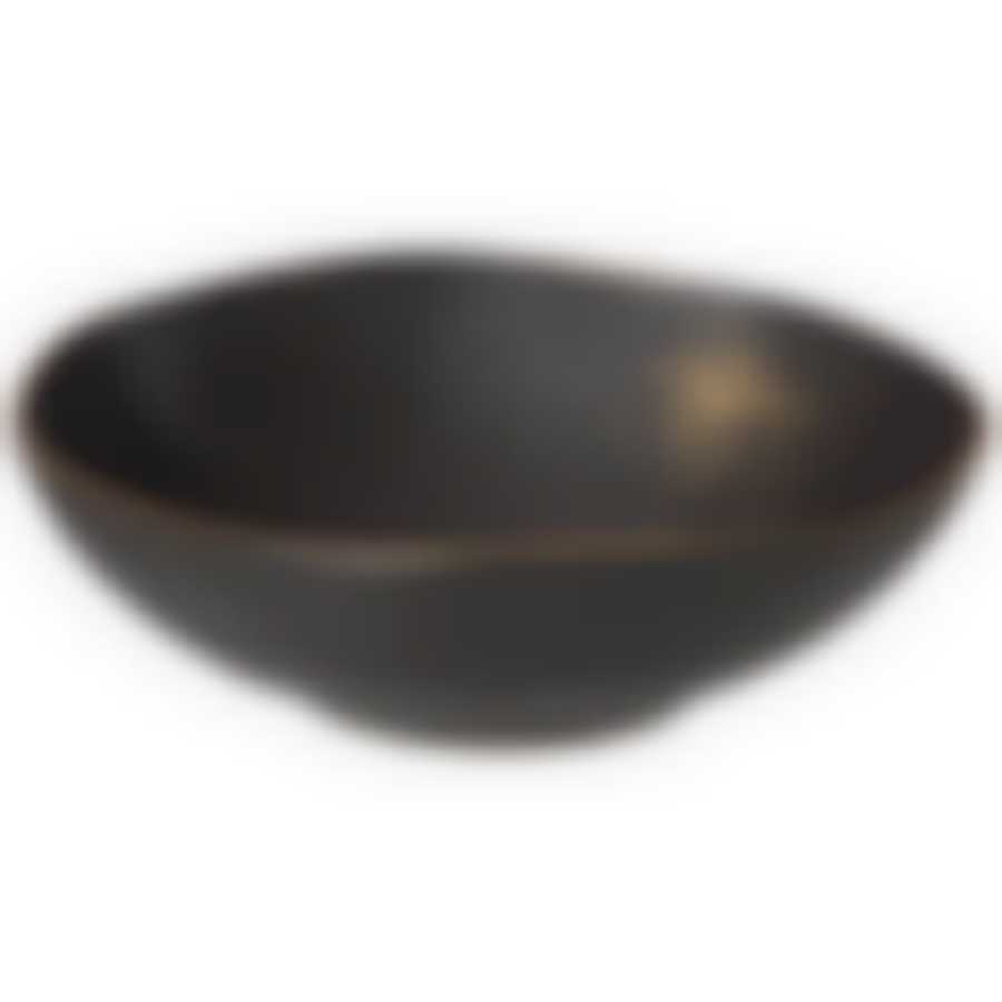 Салатник bronco Midnight gold 20,5 см 