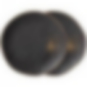 Набор тарелок закусочных bronco Midnight gold 2 шт. 20,5 см 