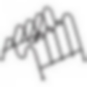 Подставка для тарелок на 4 шт. 20*19 см. высота=14 см. цвет - черный. без упаковки 