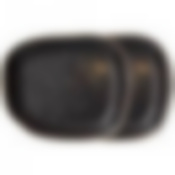 Набор тарелок обеденных bronco Midnight gold 2 шт. 26,5 см 