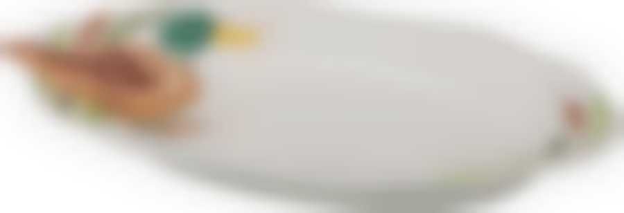 Блюдо овальное Утка 43*27 см.высота=5 см.