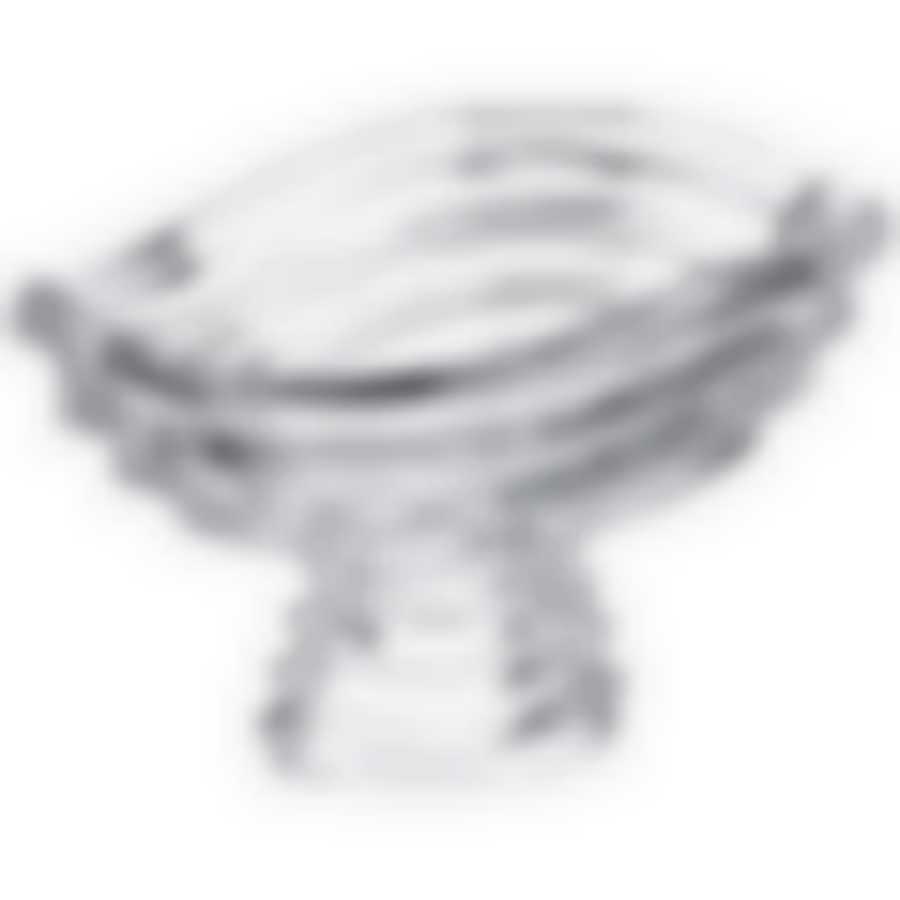 Фруктовница на ножке Wave 30,5*21см. высота=18,5см.