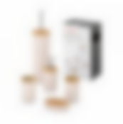 Набор аксессуаров для ванной комнаты "Бамбук" (бежевый)