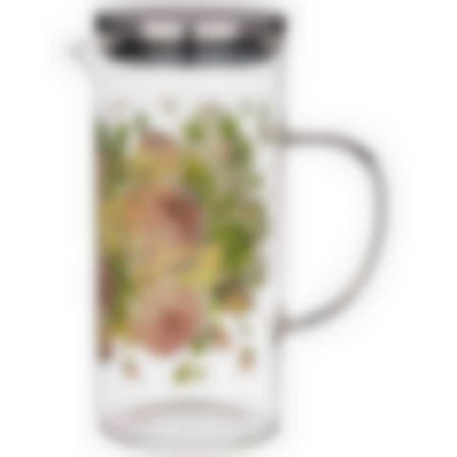 Кувшин agness Винтаж.пионы 1400 мл жаропрочное боросиликатное стекло