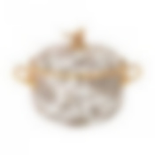 Кастрюля эмалированная agness с крышкой, серия royal garden 2,8л, диа.18см подходит для индукцион.пл