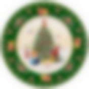 Тарелка закусочная lefard Елка 21см зеленая 