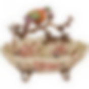 Конфетница 21*20 см высота=15 см