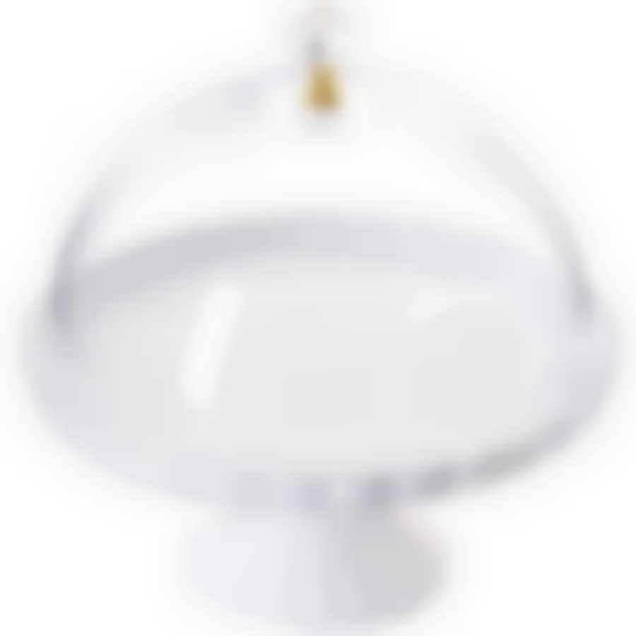 Тортовница 23 см с крышкой на ножке LR