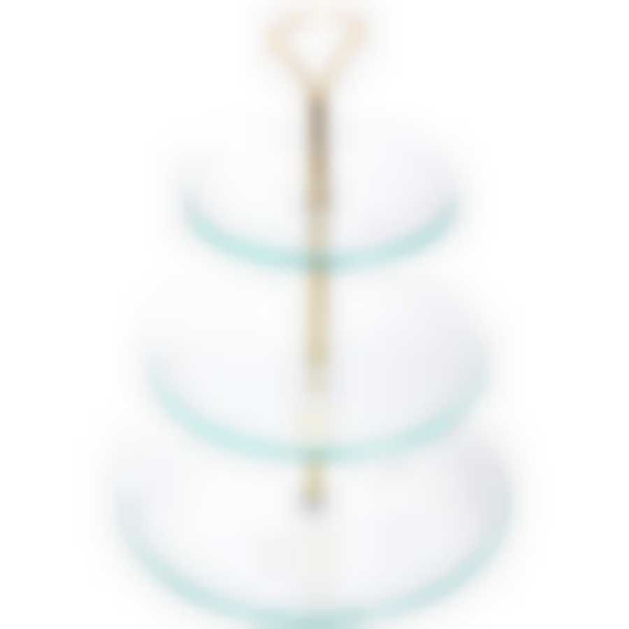 Конфетница 3-ярусная на ножке LR