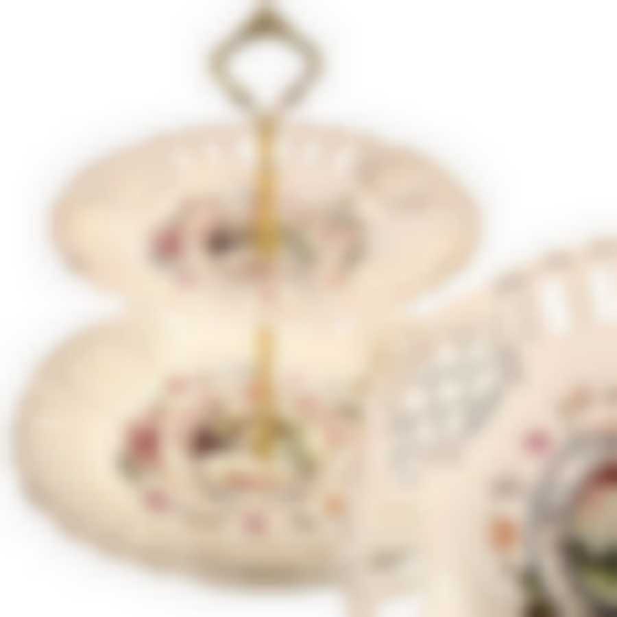 Конфетница 2-ярусная фарфор LR